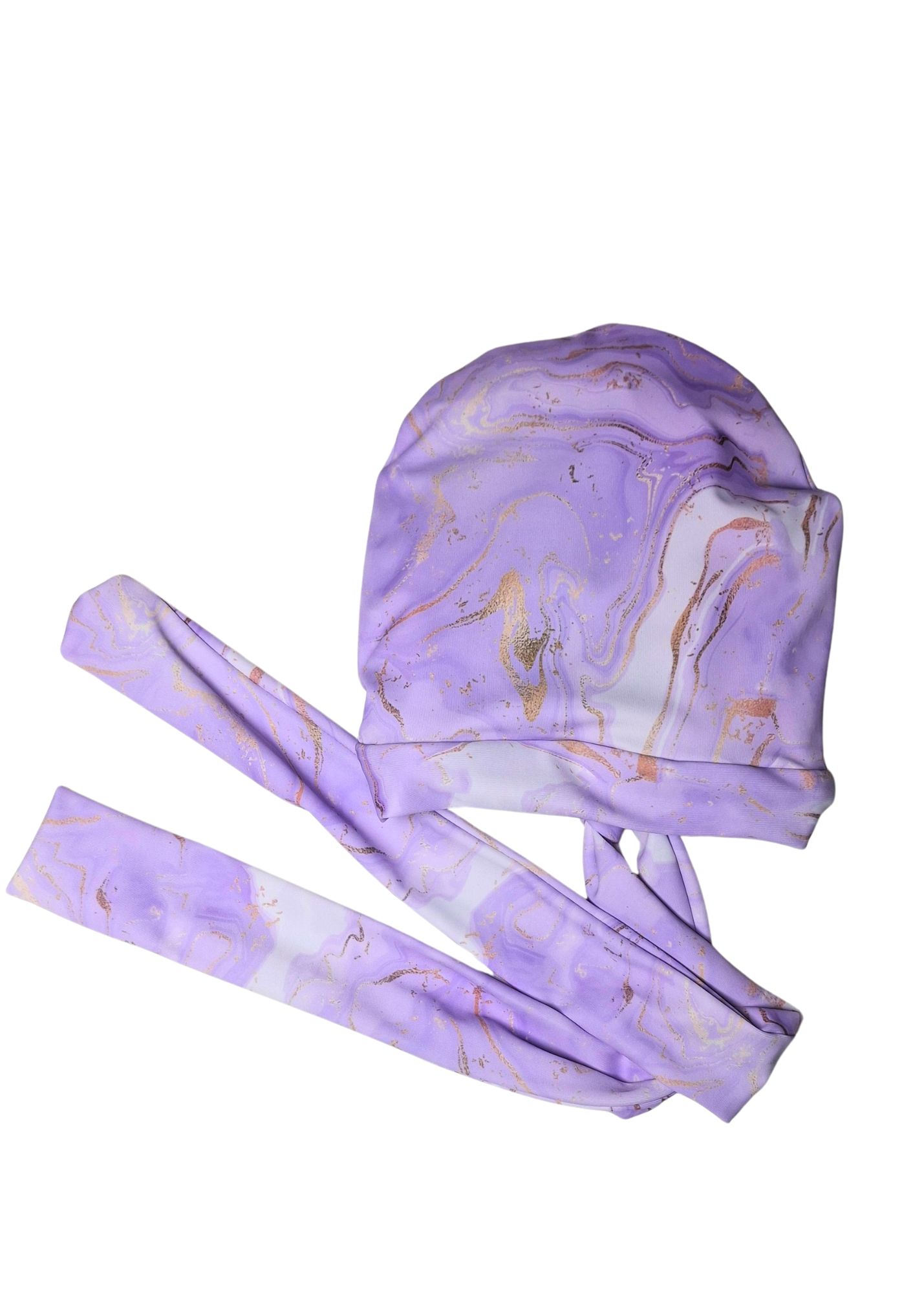 Adjustable Adult Satin Swirl Cap